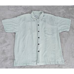 Avati 100% Silk Button Down Shirt , An Original, Authentic Hawaii, Mens Sz M